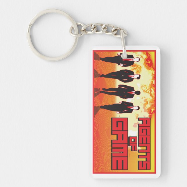 Agents of Game - Agency Keychain (Front)