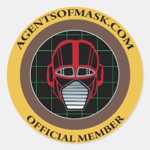 Agents of M.A.S.K. Official Badge Sticker