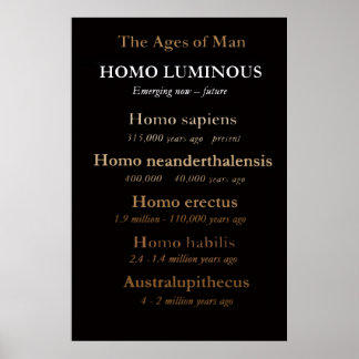 Ages Of Man Poster / Wall Art:
