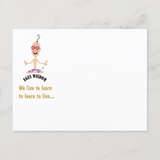 ageswisdom empowerment holiday postcard
