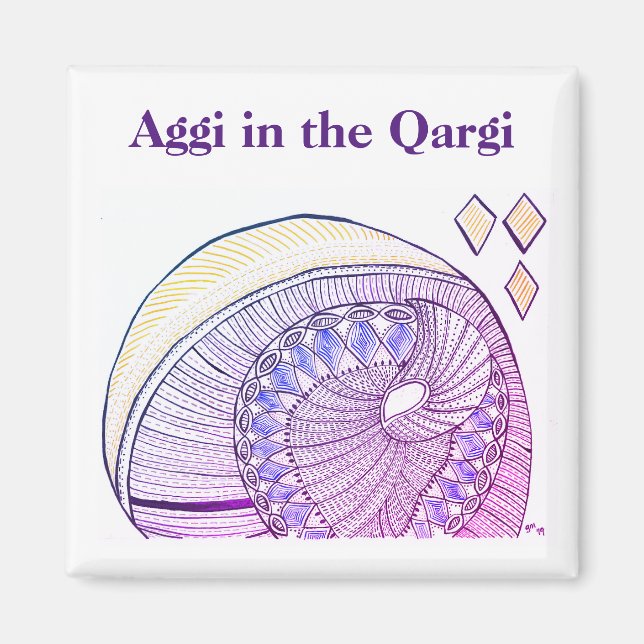 Aggi in the Qargi Magnet (Front)