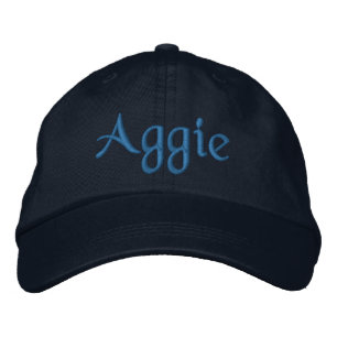 Aggie Blue Embroidered Baseball Cap / Hat