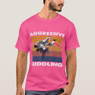 Aggressive Cuddling Jiu Jitsu Mma T-Shirt