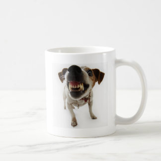aggressive dog coffee mug