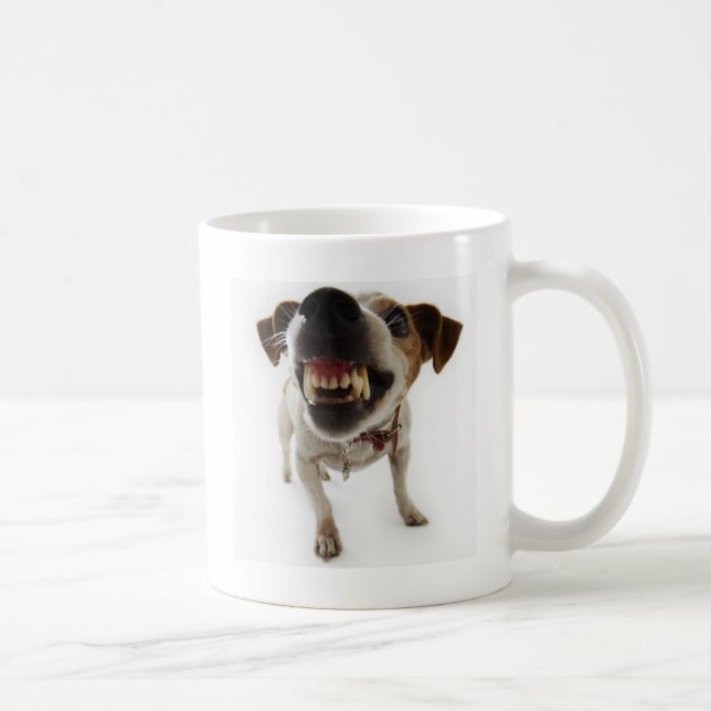 aggressive dog coffee mug (Right)