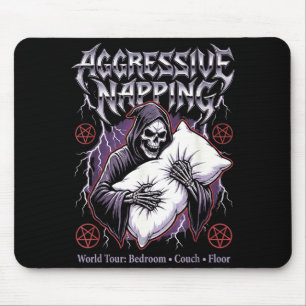 Aggressive Napng Funny Heavy Metal Grim Reaper Sle Mouse Mat