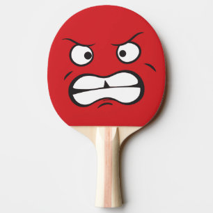 Aggressive Scary Intense Ping Pong Paddle