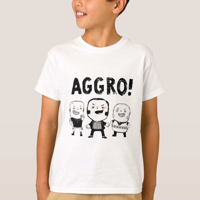 AGGRO Boys don't fear! T-Shirt (Front)