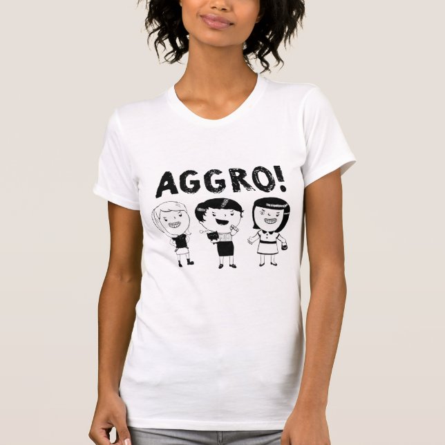 AGGRO Girls T-Shirt (Front)