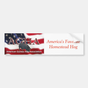 AGHA Patriotic Bumper Sticker