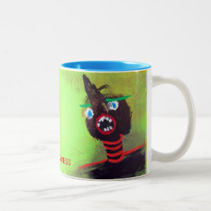 AGHHHHH! (Root canal) coffee mug! Two-Tone Coffee Mug