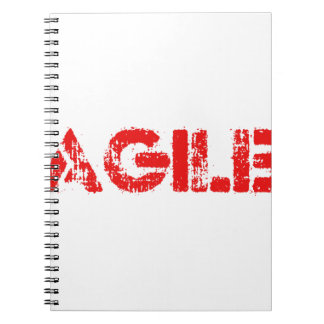 Agile agenda notebook