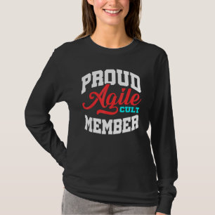 Agile Cult Member Scrum Project Management Pm Coac T-Shirt