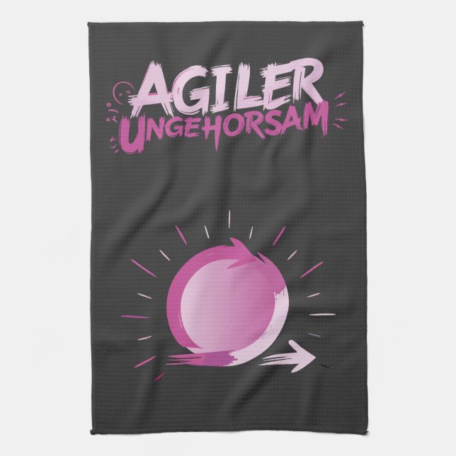 Agile Disobedience Tea Towel (Vertical)