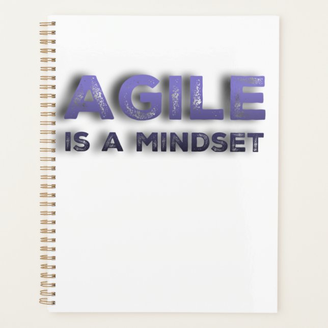 Agile is a mindset planner (Front)