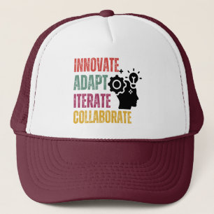 Agile Mindset Core Principles Positive Thinking Trucker Hat