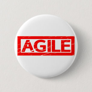 Agile Stamp 6 Cm Round Badge