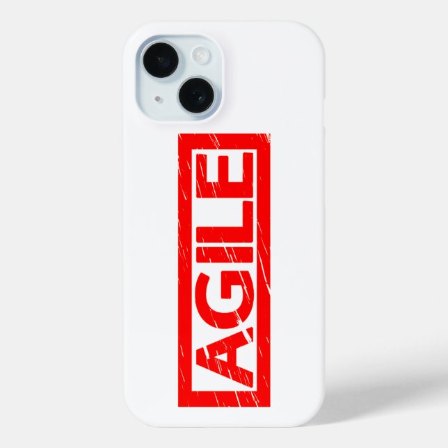 Agile Stamp Case-Mate iPhone Case (Back)