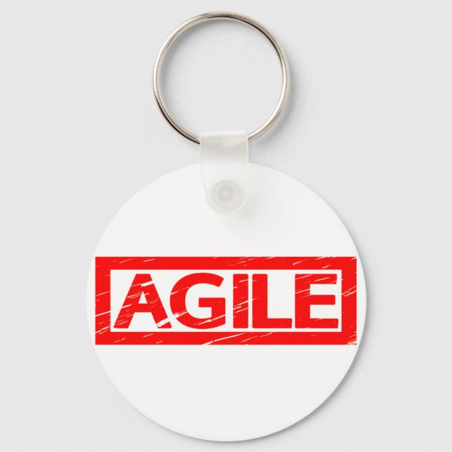 Agile Stamp Key Ring (Front)