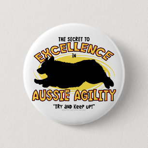 Agility Australian Shepherd Secret Button