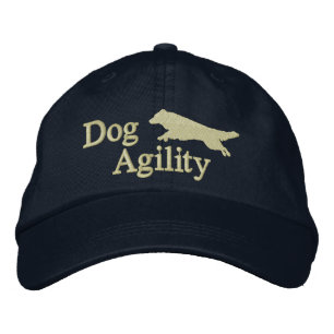 Agility Border Collie Dark Embroidered Hat