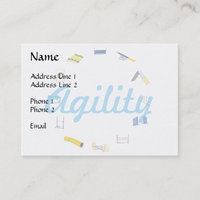 Agility Circle Business Card (Front)