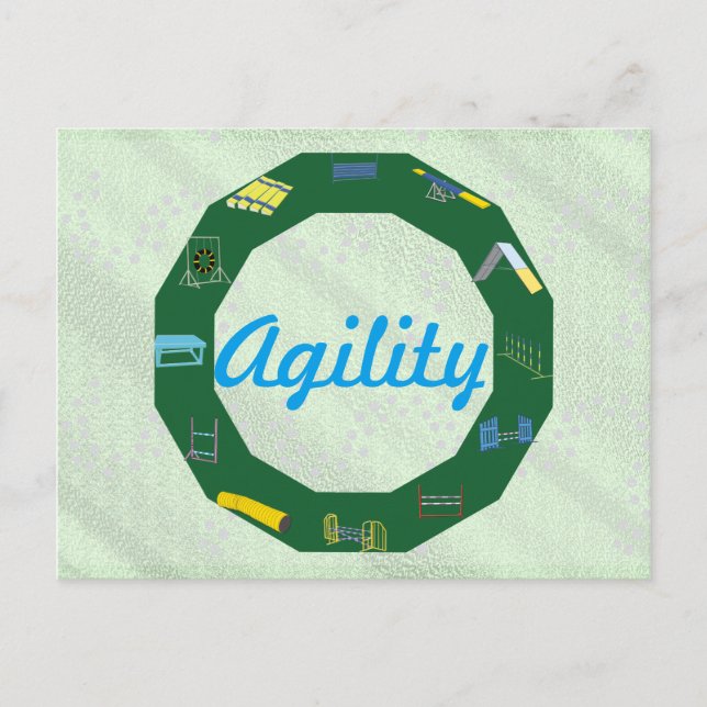 Agility Circle Postcard (Front)