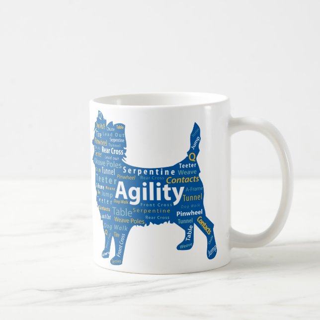 Agility Coffee Mug, Travel Mug or Stein (Right)