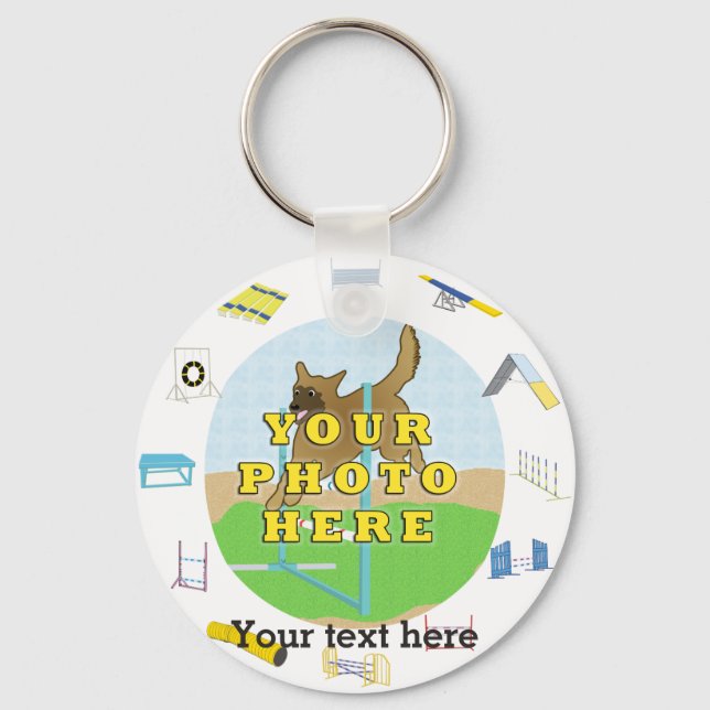 Agility Customize Photo Key Ring (Front)