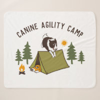 Agility Dog Cute Border Collie Camp Custom