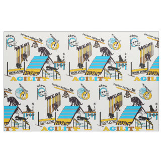 Agility Fabric for dog lovers