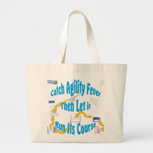 Agility Fever Large Tote Bag
