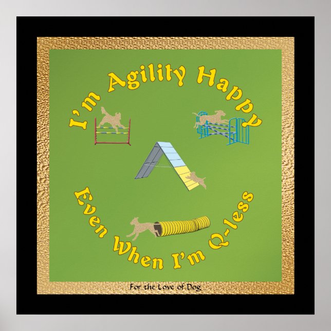 Agility Happy Poster (Front)