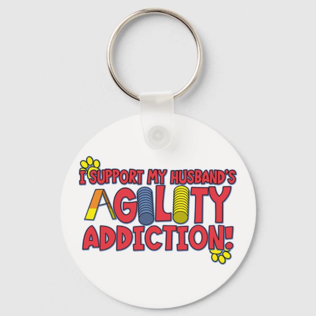 Agility Husband Key Ring (Front)