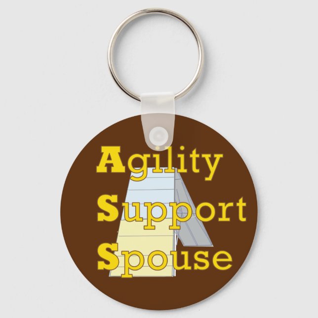 Agility Support Spouse 1 Key Ring (Front)