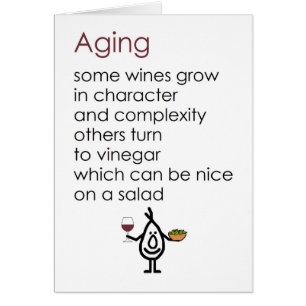 Aging - a funny happy birthday poem