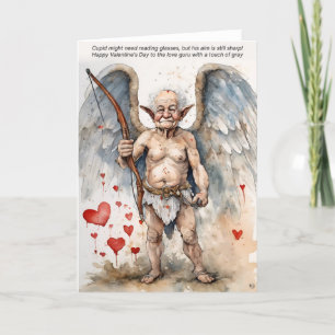 Aging Cupid Valentine's Day Card