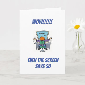 **AGING HUMOR/YOU LOOK GOOD FOR YOUR AGE** CARD