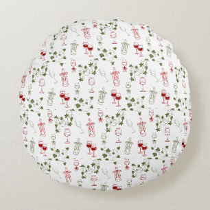 Aging Like Fine Wine Round Cushion