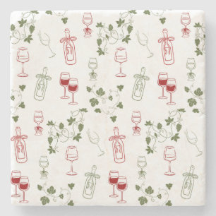 Aging Like Fine Wine Stone Coaster