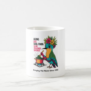 Aging Like Soul Food Hummingbird Coffee Mug