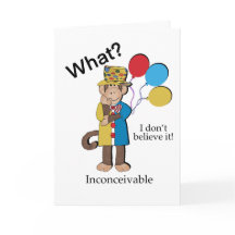 Aging Monkey Birthday Card