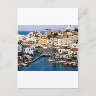 Agios Nikolaos Crete, Greece Postcard