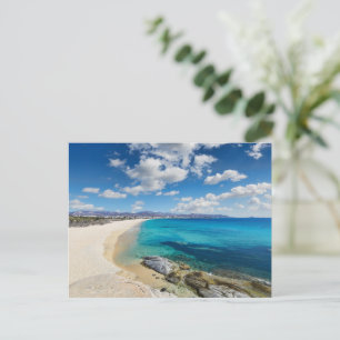 Agios Prokopios beach in Naxos island, Greece Postcard