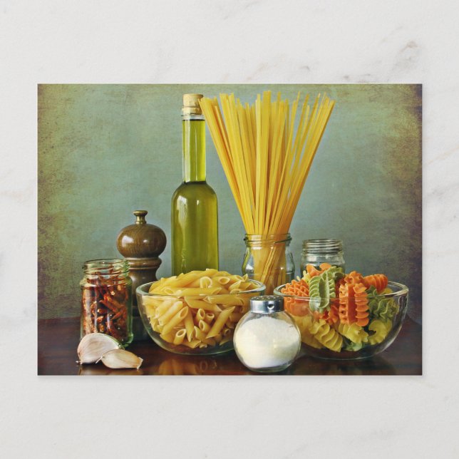aglio, olio e peperoncino (garlic, oil and chilli) postcard (Front)