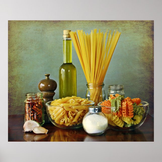 aglio, olio e peperoncino (garlic, oil and chilli) poster (Front)