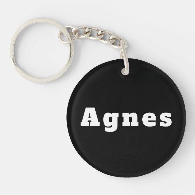 Agnes Key Ring (Front)