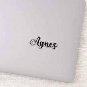 Agnes Name - Handwritten Calligraphy