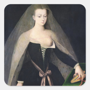 Agnes Sorel Square Sticker