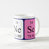 Agnese periodic table name mug (Front Right)